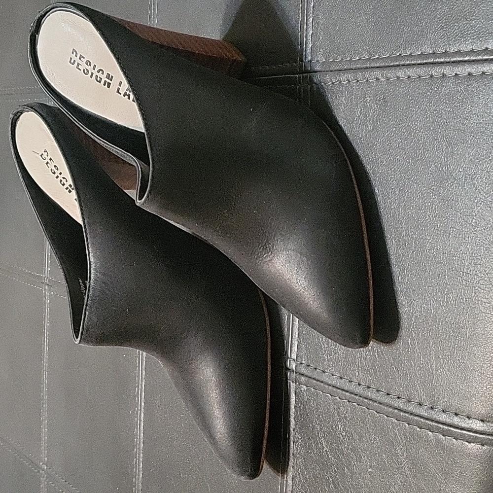 Mule, heels. Design LAB. Black